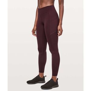 Lululemon Speed Up Tight *Full-On Luxtreme Brushed Dark Abode - Size: 4